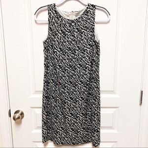 H&M Black & White Sleeveless Shift Dress